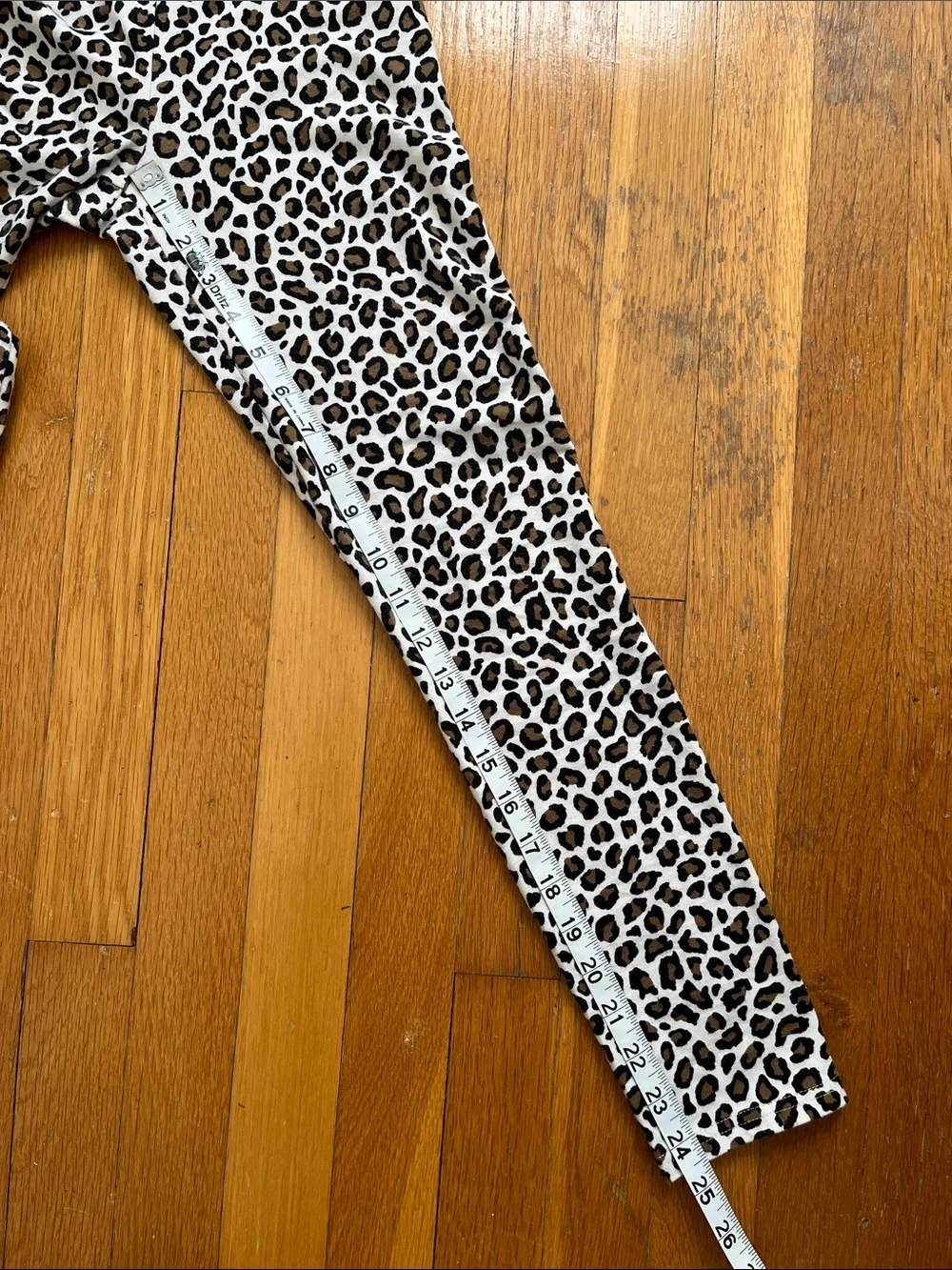 Old Navy Girls XL 14 - 16 Cotton Blend Leopard Print Leggings Stretch Pants